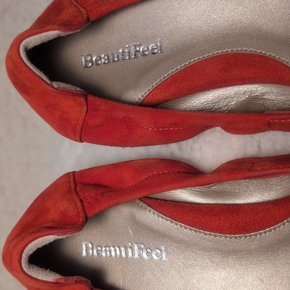 Beautifeel Mary Women's Slip -On  Red Leather shoe - Picture 8 of 13